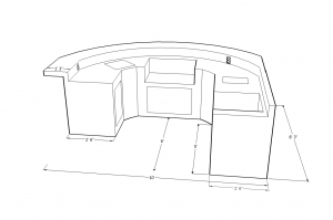 6900 Series Barbecue Island Design