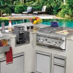 Barbecue Island with Twin Eagles Barbecue and Accessories